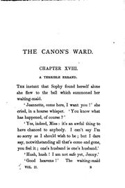 Cover of: The canon's ward by James Payn