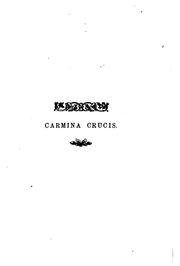 Cover of: Carmina Crucis by Dora Greenwell
