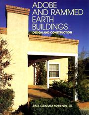 Cover of: Adobe and rammed earth buildings: design and construction