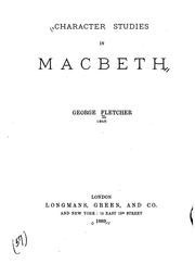 Cover of: Character Studies in Macbeth