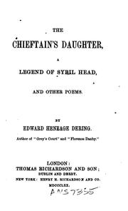 Cover of: The Chieftain's Daughter: A Legend of Sybil Head, and Other Poems