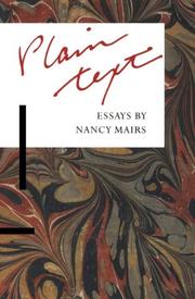Cover of: Plaintext by Nancy Mairs, Nancy Mairs
