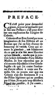 Cover of: Celenie, histoire allegorique.