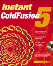 Cover of: Instant Coldfusion 5