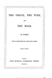 Cover of: The Chace, the Turf and the Road by Nimrod, Nimrod