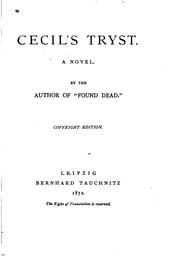 Cover of: Cecil's Tryst: A Novel by James Payn