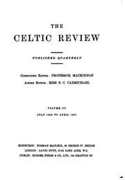 Cover of: The Celtic Review by Donald Mackinnon