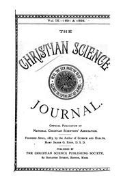 Cover of: The Christian Science Journal by Mary Baker Eddy, Mary Baker Eddy