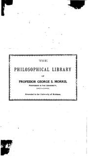 Cover of: Christliche Philosophie: Philosophie, Geschichte und Bibel nach ihren wahren Beziehungen zu ...