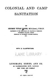 Cover of: Colonial and camp sanitation by George Vivian Poore