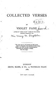 Cover of: Collected Verses