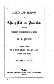 Cover of: Church-life in Australia: With Two Hundred Years Ago