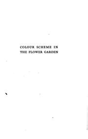 Cover of: Colour Scheme in the Flower Garden