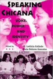 Cover of: Speaking Chicana | 