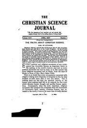 Cover of: The Christian Science Journal by Mary Baker Eddy, Mary Baker Eddy