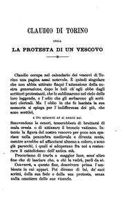Cover of: Claudio di Torino, ossia La protesta di un vescovo: cenno storico
