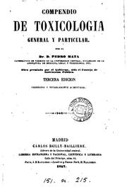 Cover of: Compendio de toxicología general y particular