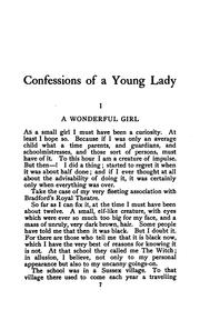 Cover of: Confessions of a Young Lady: Her Doings and Misdoings