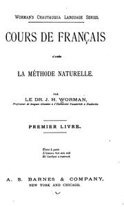 Cover of: Cours de français d'aprés la méthode naturelle