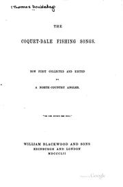 Cover of: The Coquet-Dale Fishing Songs