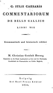 Cover of: Commentariorum de bello Gallico libri VIII,..