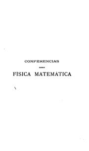 Cover of: Conferencias sobre física matemática