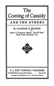 Cover of: The Coming of Cassidy and the Others