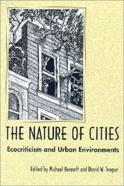 Cover of: The Nature of Cities | 