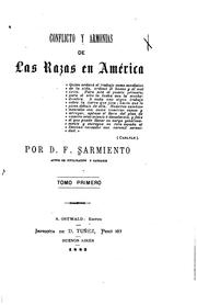 Cover of: Conflicto y armonias de las razas en América