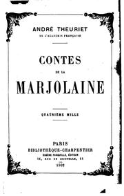 Cover of: Contes de la Marjolaine