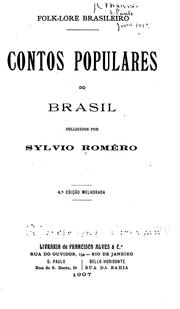 Cover of: ... Contos populares do Brazil by Sílvio Romero