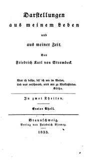 Darstellungen aus meinem Leben und aus meiner Zeit by Friedrich Karl von Strombeck