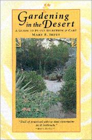 Cover of: Gardening in the Desert | Mary Irish