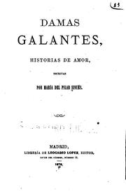 Dama galantes, historias de amor by María del Pilar Sinués
