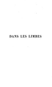 Cover of: Dans les limbes by Paul Verlaine