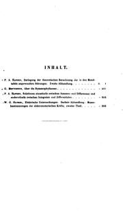 Cover of: Abhandlungen der mathematisch-physischen Classe der Königlich Sächsischen Gesellschaft der Wissenschaften by Peter Andreas Hansen