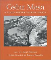 Cover of: Cedar Mesa: a place where spirits dwell