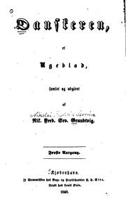 Cover of: Danskeren et ugeblad: et Ugeblad