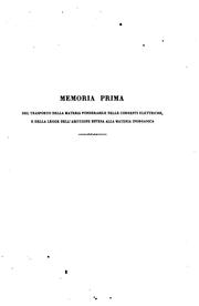 Cover of: Della elettrotipia
