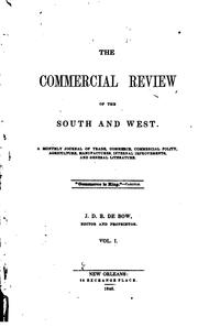 Cover of: De Bow's Commercial Review of the South & West by James Dunwoody Brownson De Bow, James Dunwoody Brownson De Bow