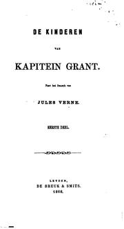 Cover of: De Kinderen van kapitein Grant