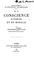 Cover of: De la conscience en psychologie et en morale