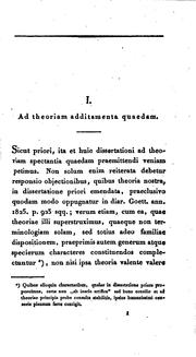 Cover of: De graminibus paniceis: dissertatio botanica altera