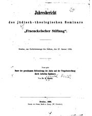 Cover of: Dauer der gewaltsamen Hellenisirung der Juden und der Tempelentweihung durch ...