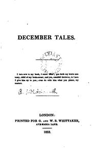 Cover of: December tales [by W.H. Ainsworth]. by William Harrison Ainsworth