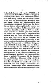 Cover of: Die Bedeutung der Geschichtlichkeit Jesu für den glauben