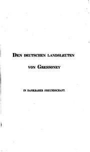 Cover of: Die deutschen Colonien in Piemont: Ihr Land ihre Mundart und Herkunft: ein ...