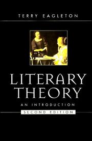 Cover of: Literary theory: an introduction