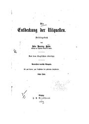Cover of: Die Entdeckung der Nilquellen by John Hanning Speke