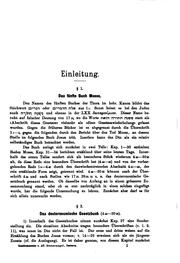 Cover of: Deuteronomium und Josua: Und allgemeine Einleitung in den Hexateuch